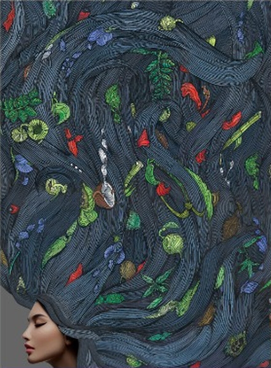 Dhathri — Nature in Your Hair Campaign Artwork
