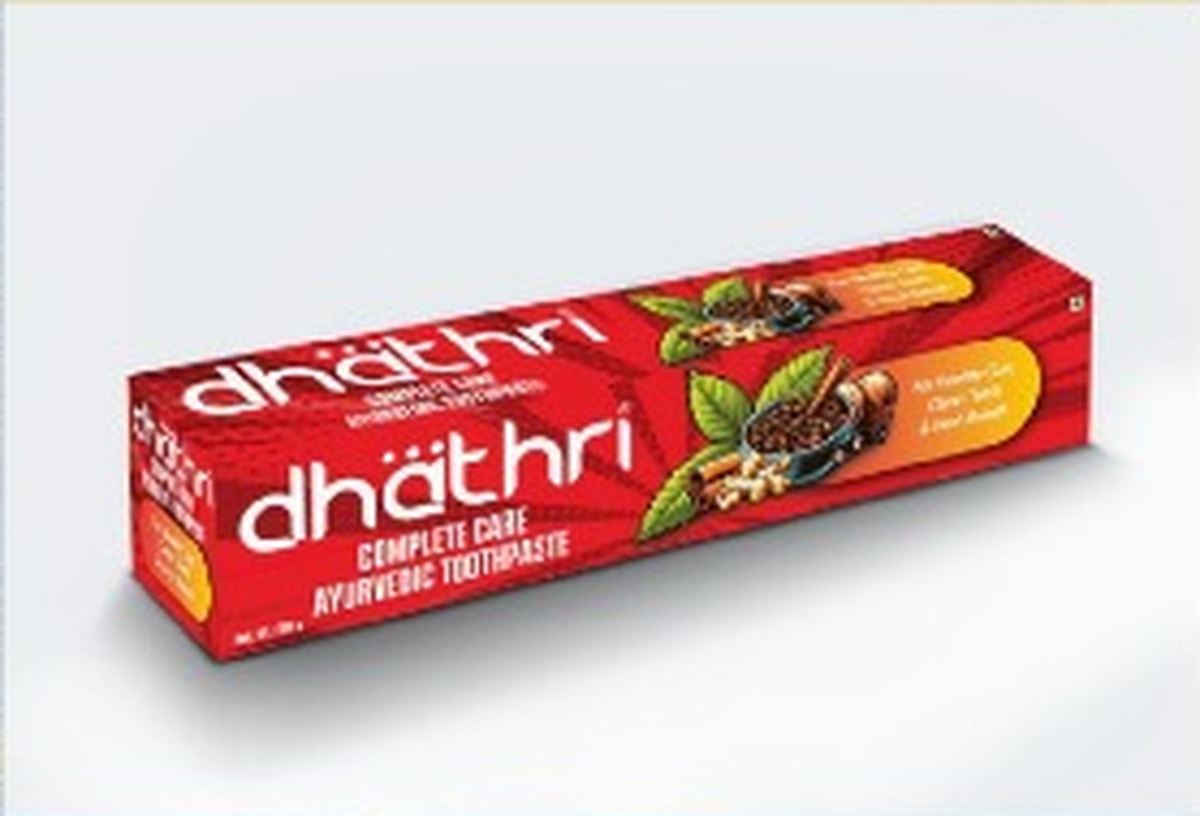 Dhathri — Complete Care Ayurvedic Toothpaste Packaging