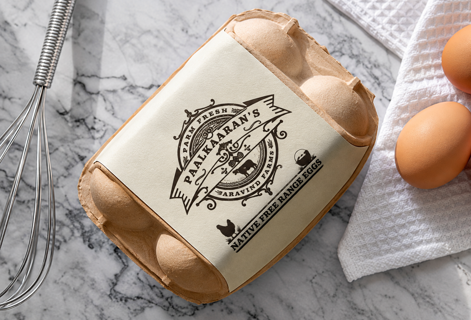 Paalkaaran's — Native Free Range Egg Carton