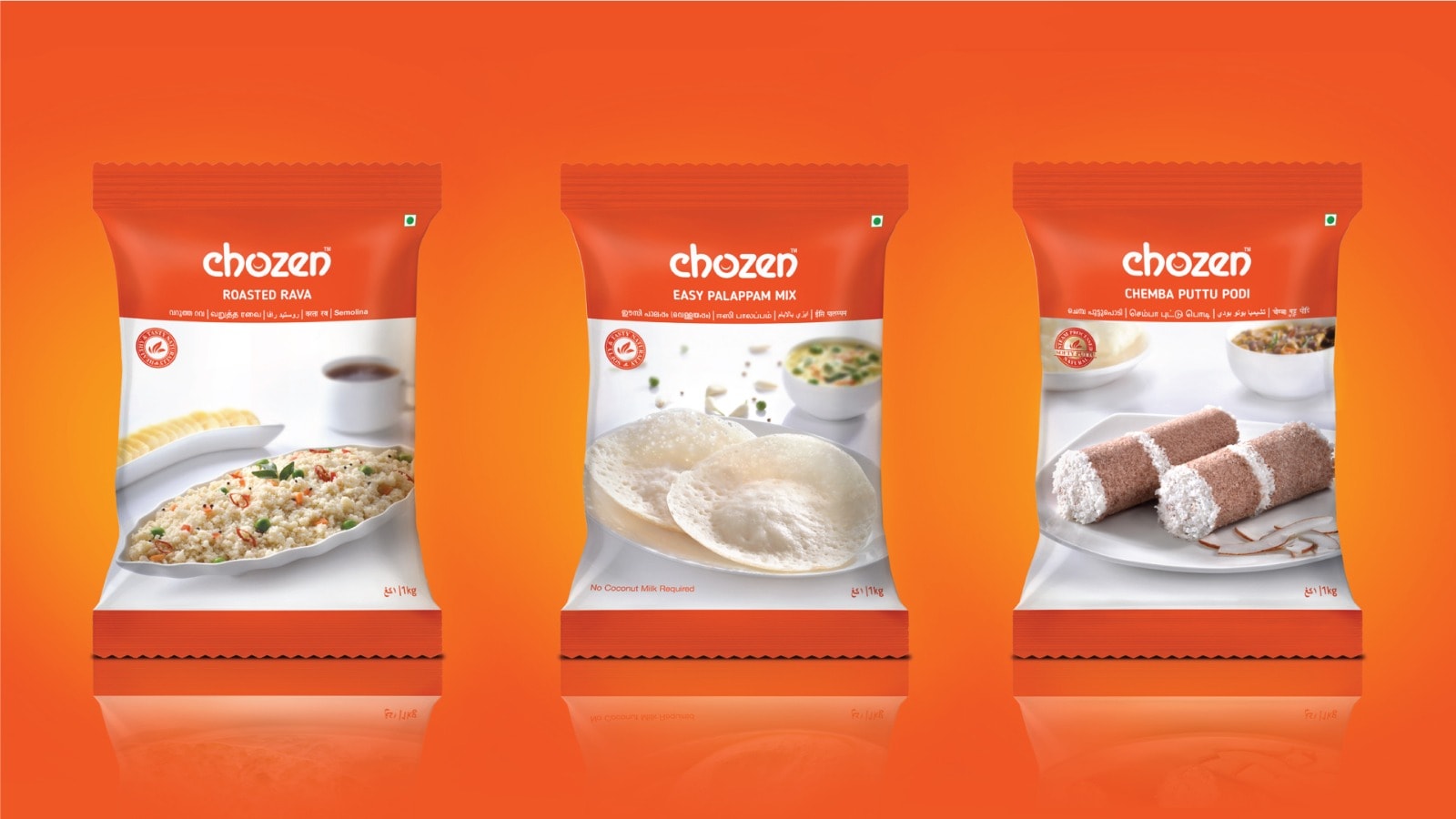 Chozen Staples Range — Packaging