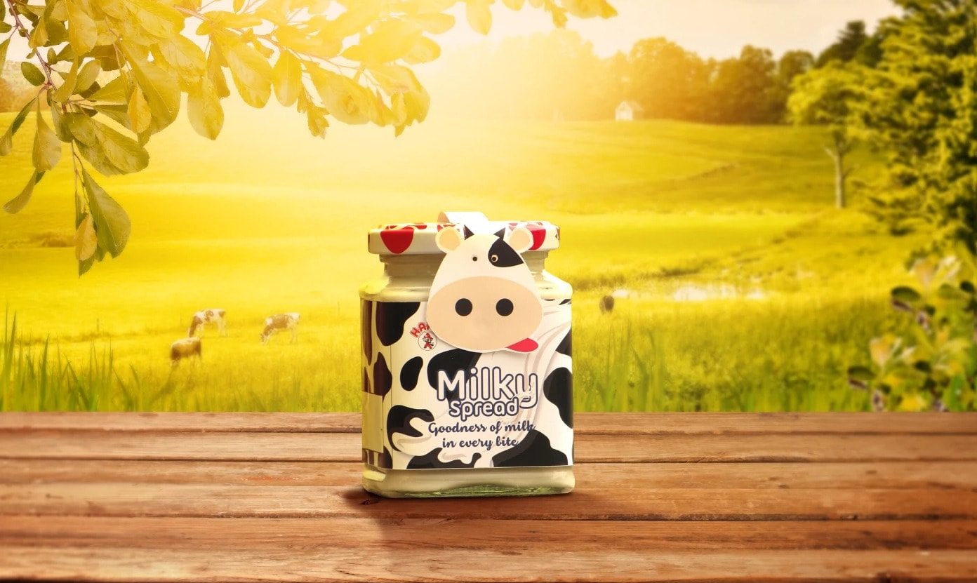 Happy — Milky Spread Packaging