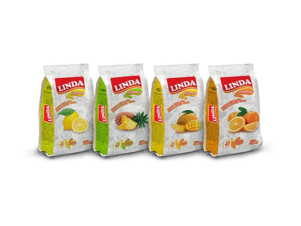 Linda — Instant Drink Mix Packaging