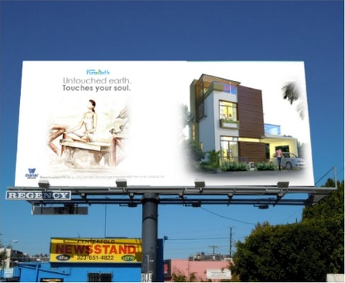 Pure Earth — Untouched Earth, Touches Your Soul Billboard